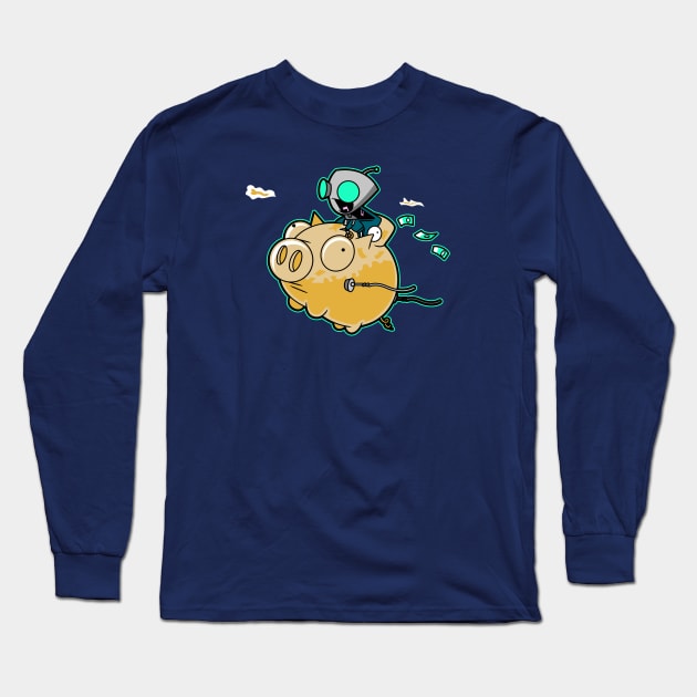 Squid Gir Long Sleeve T-Shirt by dann